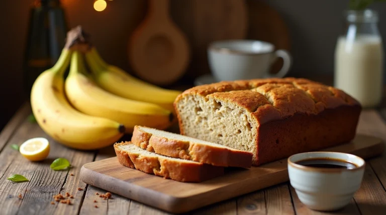 4 ingredient banana bread